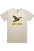 Bone-a-fide tee with front flying mallard Big Duck logo